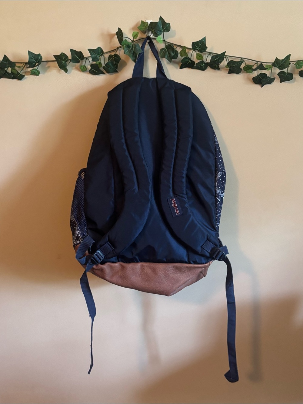 Jansport Navy Celestial Pattern Backpack - Picture 2 of 7
